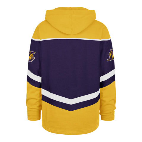 LOS ANGELES LAKERS TRI SATIN '47 LAYUP LACER HOOD