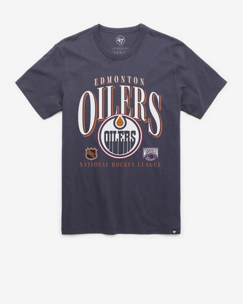 EDMONTON OILERS VINTAGE CREASE '47 FRANKLIN TEE