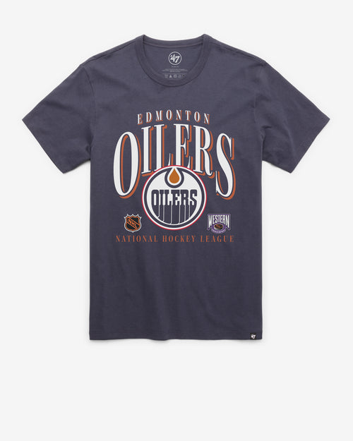 EDMONTON OILERS VINTAGE CREASE '47 FRANKLIN TEE
