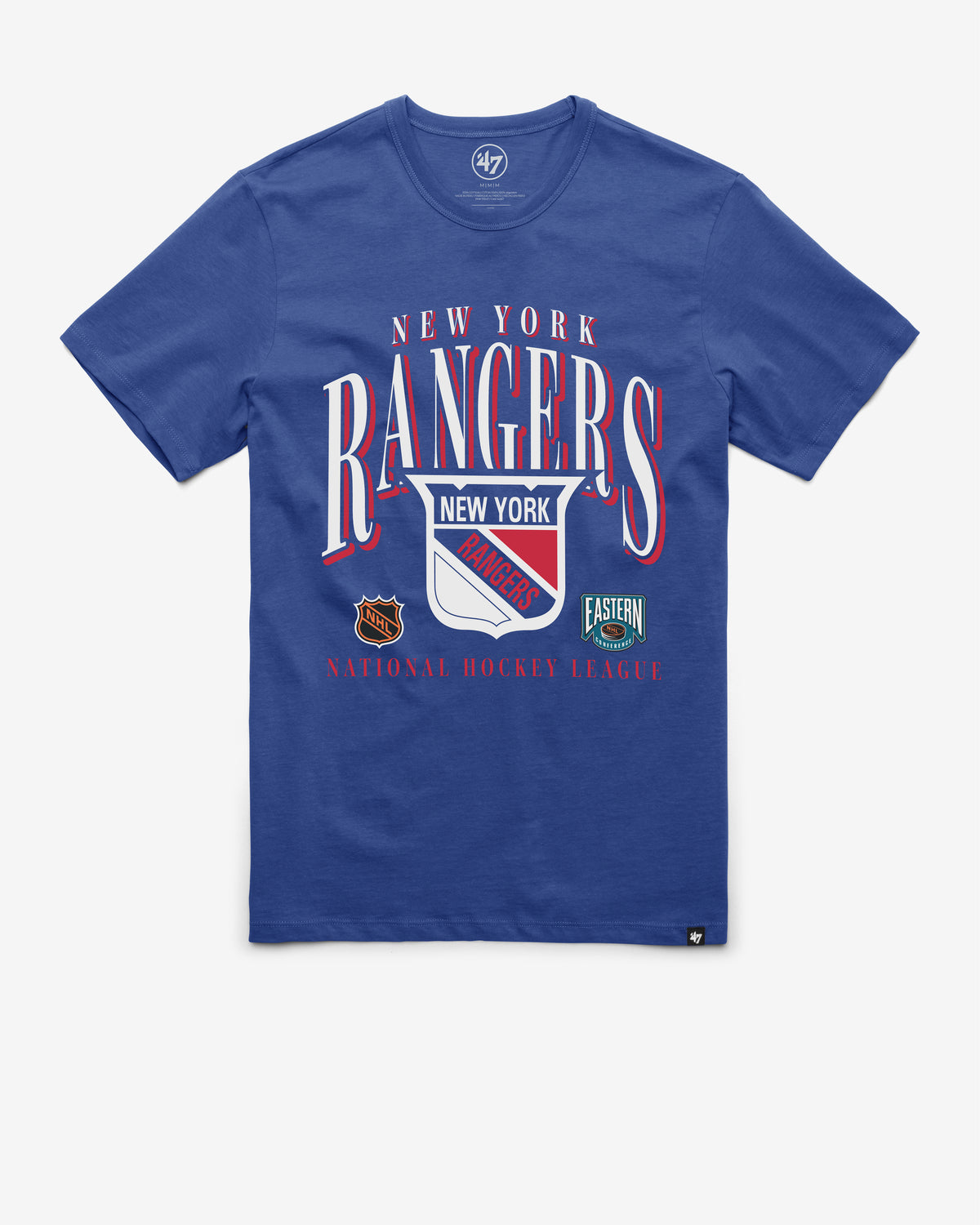 NEW YORK RANGERS VINTAGE CREASE '47 FRANKLIN TEE
