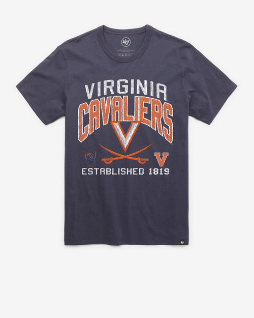 VIRGINIA CAVALIERS TURNED UP '47 FRANKLIN TEE