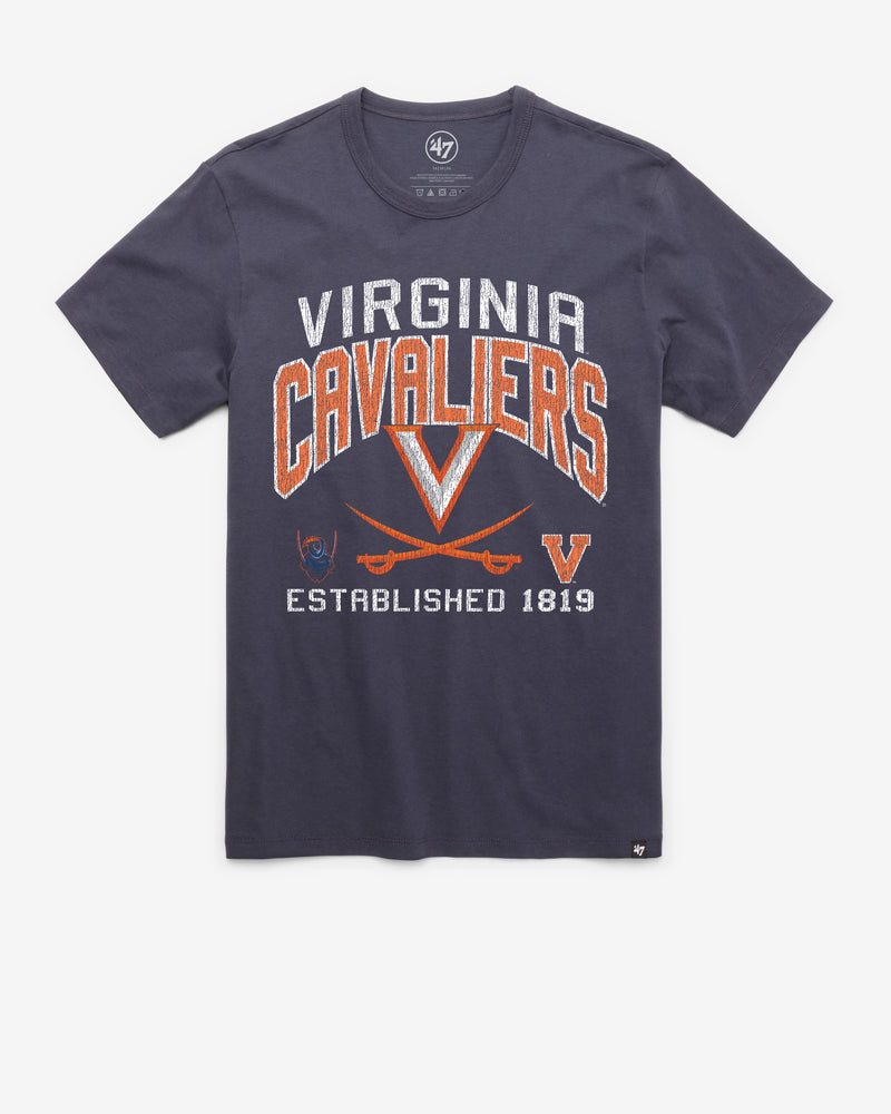 VIRGINIA CAVALIERS TURNED UP '47 FRANKLIN TEE