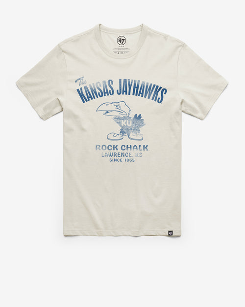 KANSAS JAYHAWKS VINTAGE WIDE OPEN '47 FRANKLIN TEE