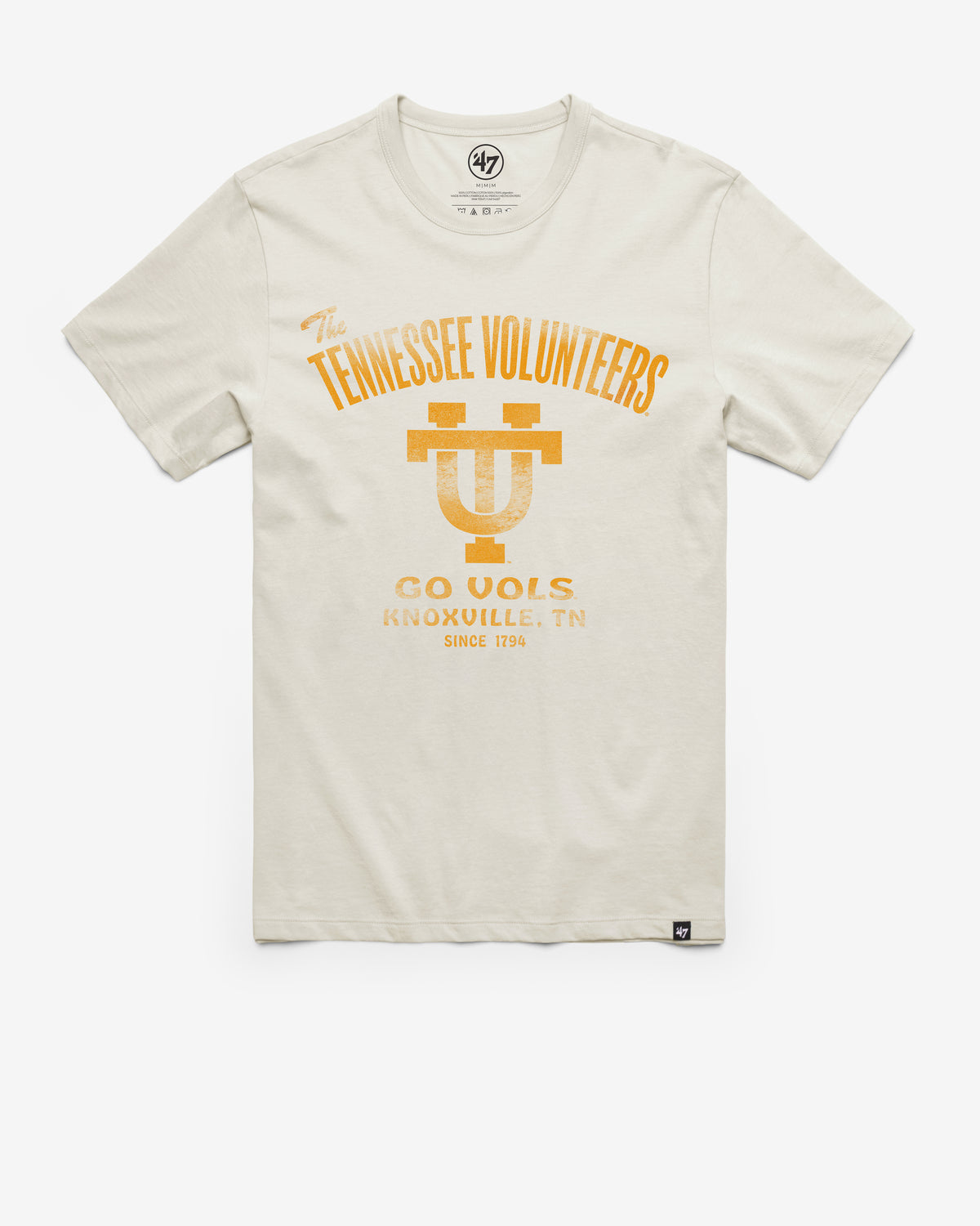 TENNESSEE VOLUNTEERS VINTAGE WIDE OPEN '47 FRANKLIN TEE
