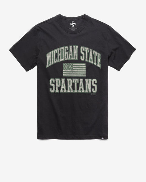 MICHIGAN STATE SPARTANS OPERATION HAT TRICK OHT MAJOR '47 FRANKLIN TEE