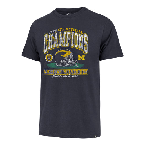 MICHIGAN WOLVERINES 2023 CFP NATIONAL CHAMPIONS '47 FRANKLIN TEE
