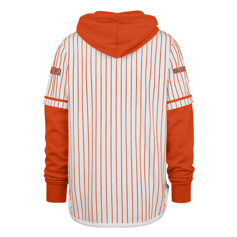CLEMSON TIGERS PINSTRIPE '47 SHORTSTOP PULLOVER HOOD