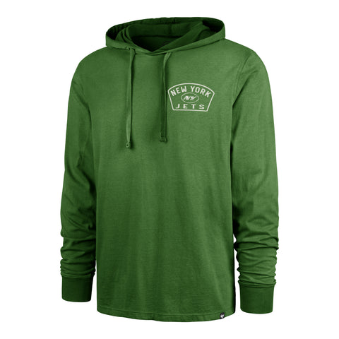 NEW YORK JETS DUSTED OVERHAND '47 RIVER JERSEY HOOD