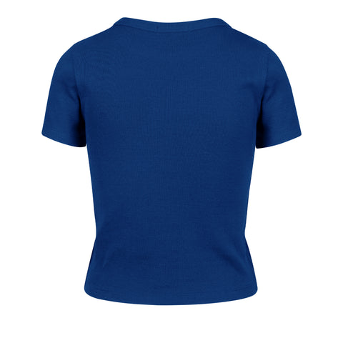 CHICAGO CUBS MICRO EMB '47 BABY RIB TEE WOMENS