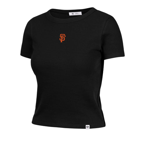 SAN FRANCISCO GIANTS MICRO EMB '47 BABY RIB TEE WOMENS
