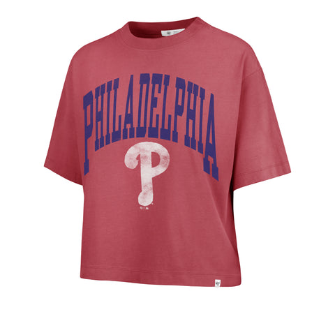 PHILADELPHIA PHILLIES SHALE '47 MONTAUK CROP TEE WOMENS
