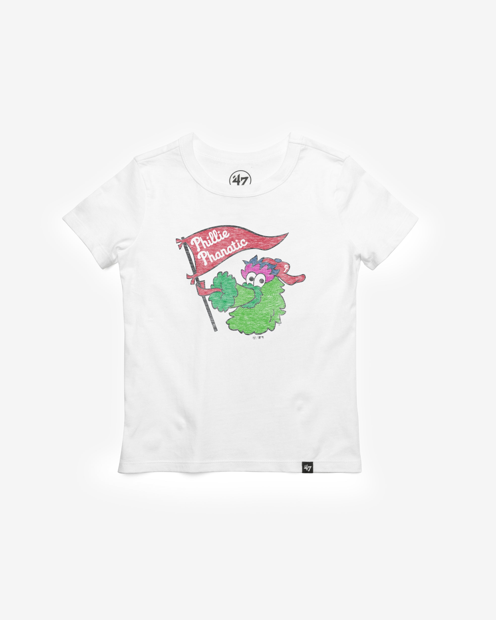 PHILADELPHIA PHILLIES MASCOT PREMIER '47 KID'S FRANKLIN TEE