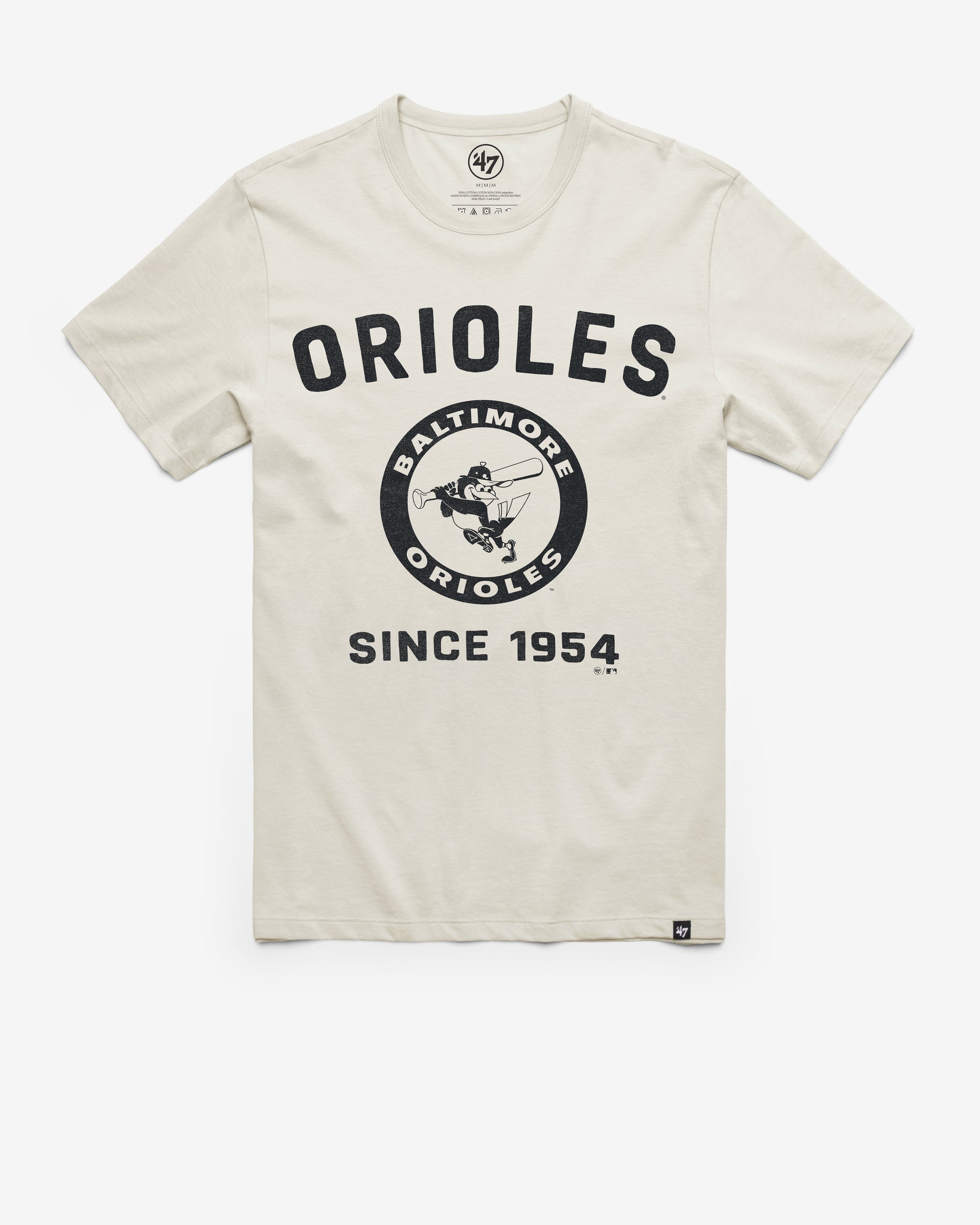 BALTIMORE ORIOLES COOPERSTOWN DUSTER '47 FRANKLIN TEE