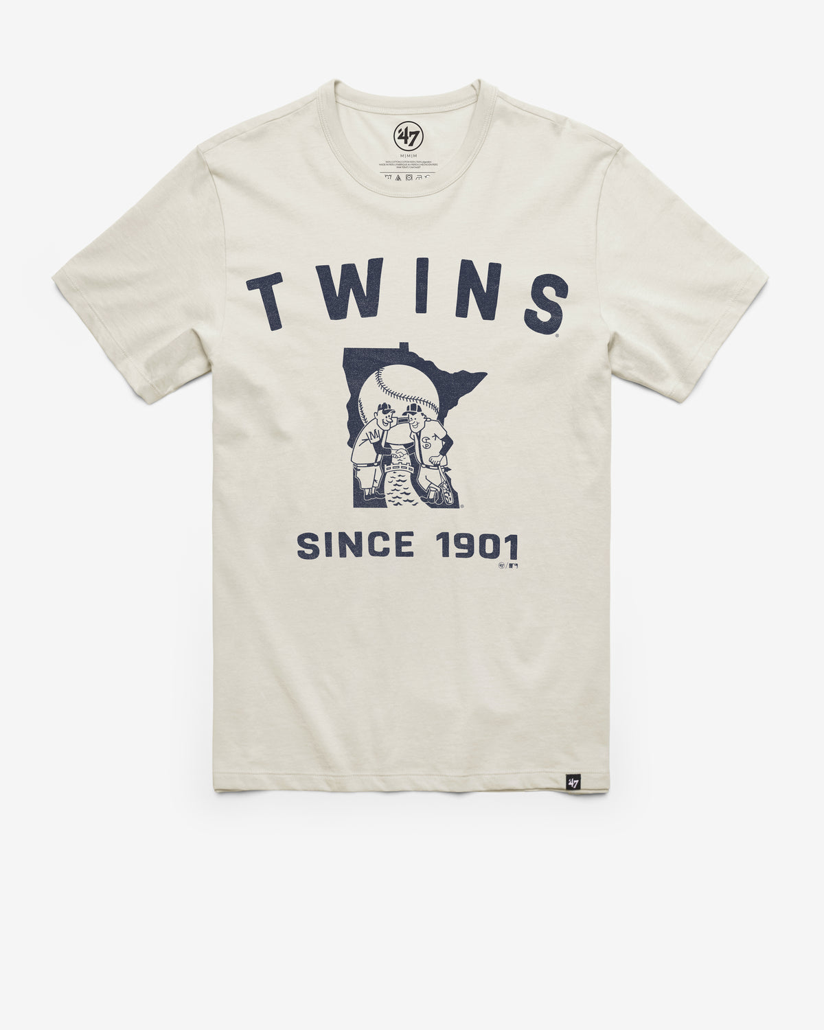MINNESOTA TWINS COOPERSTOWN DUSTER '47 FRANKLIN TEE