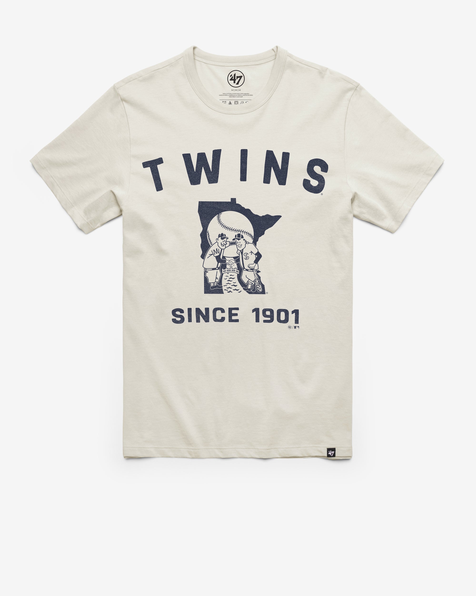 MINNESOTA TWINS COOPERSTOWN DUSTER '47 FRANKLIN TEE