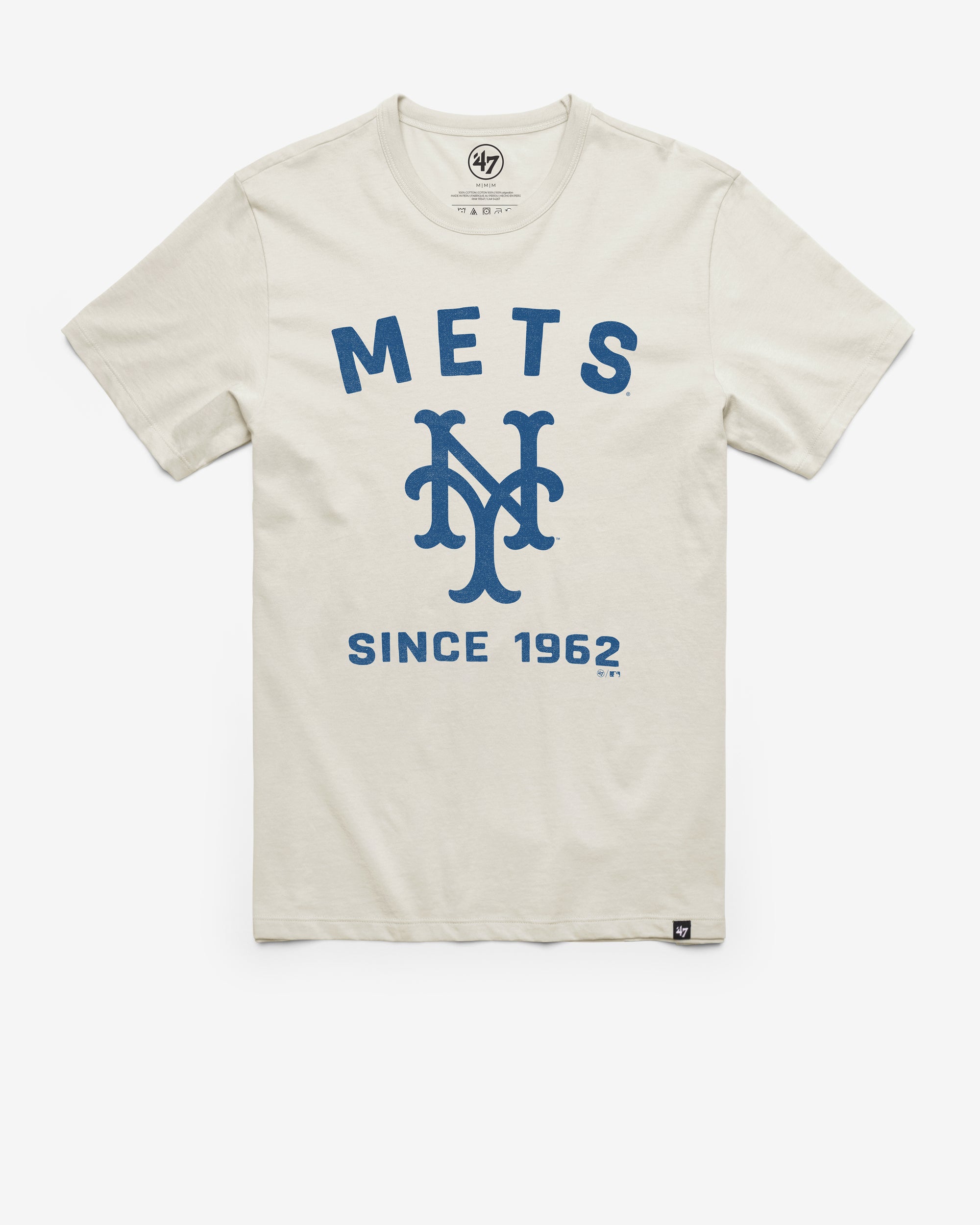 NEW YORK METS COOPERSTOWN DUSTER '47 FRANKLIN TEE