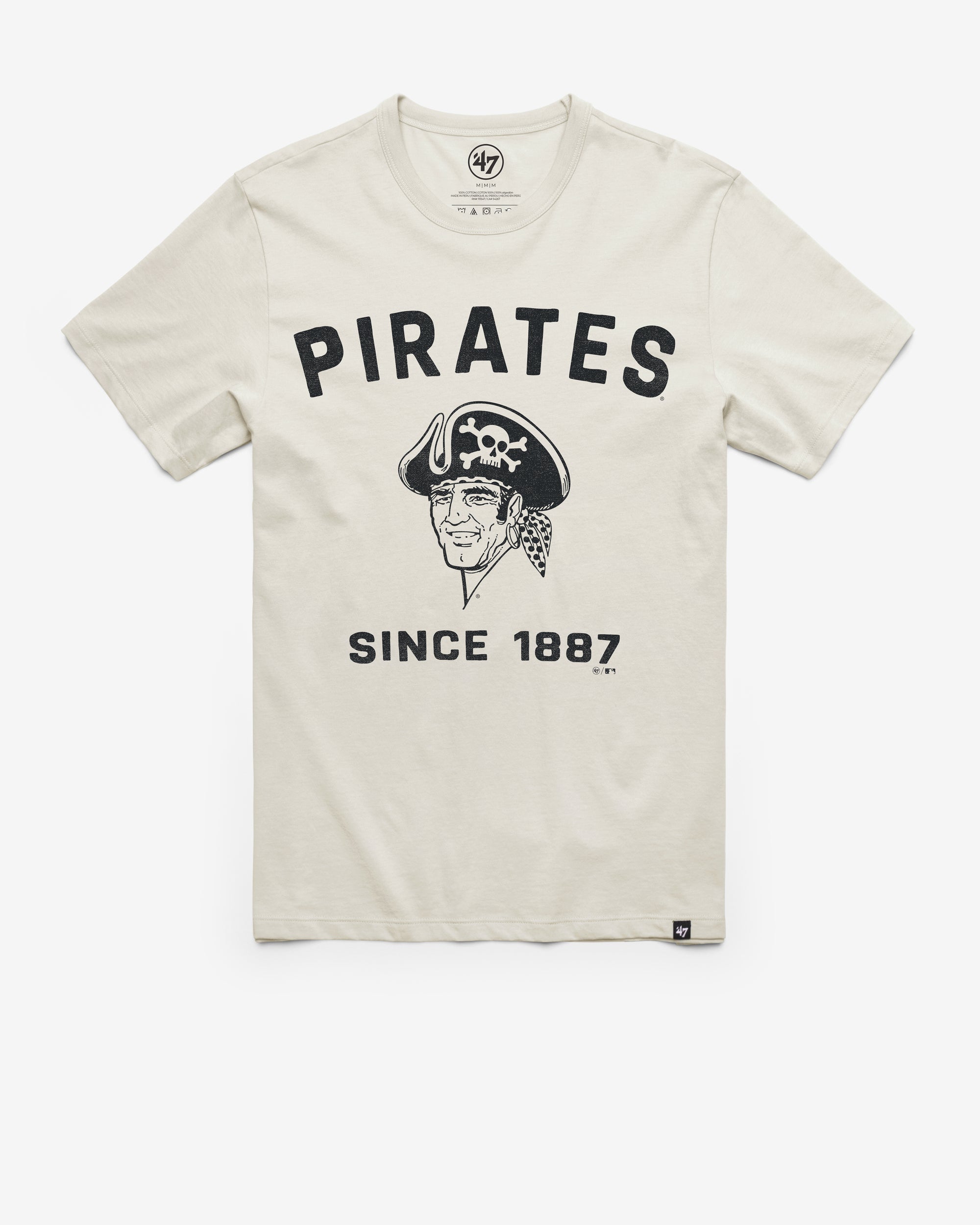 PITTSBURGH PIRATES COOPERSTOWN DUSTER '47 FRANKLIN TEE