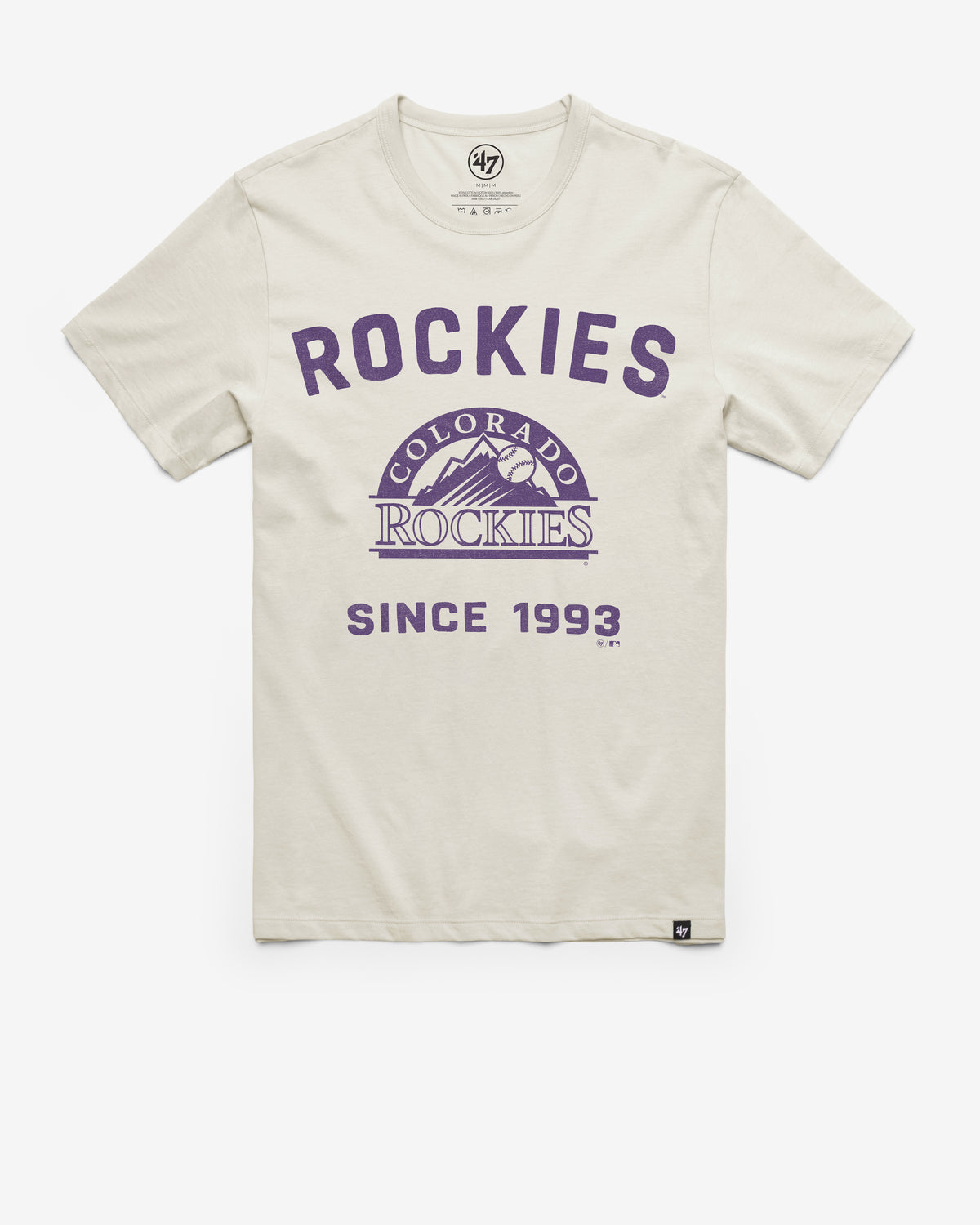 COLORADO ROCKIES COOPERSTOWN DUSTER '47 FRANKLIN TEE