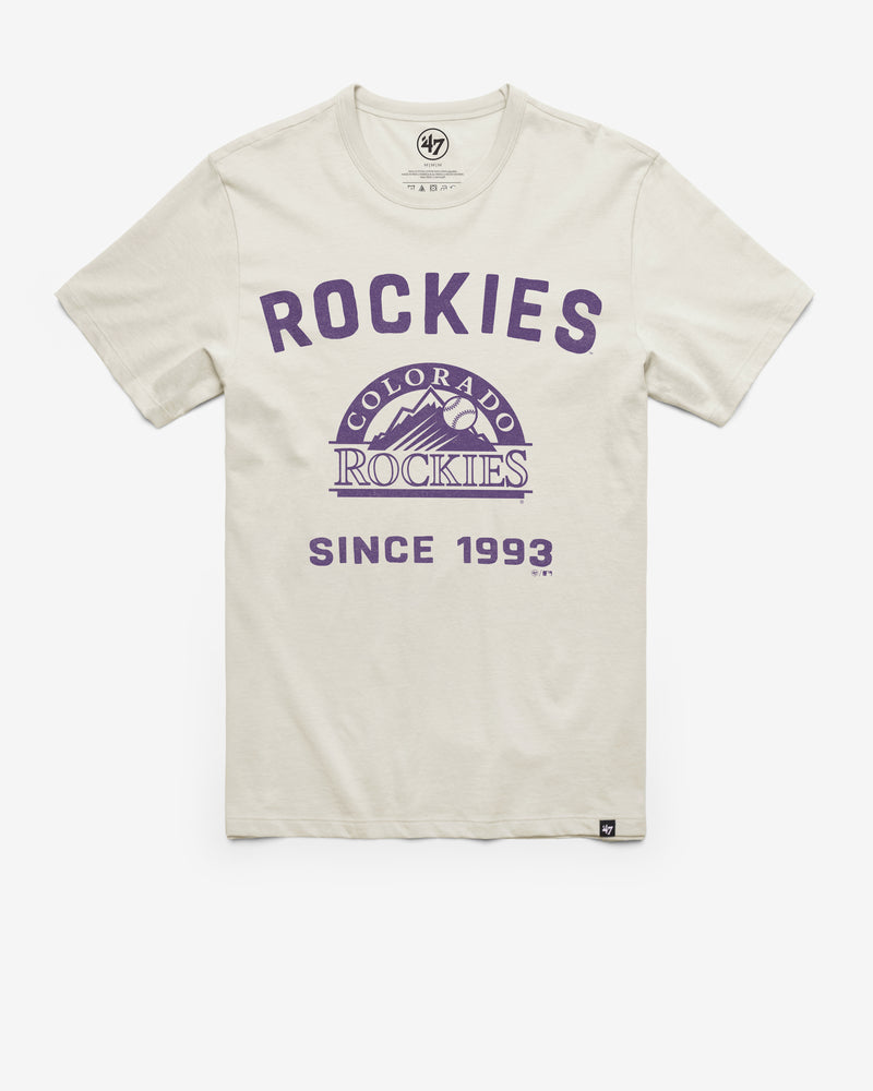 COLORADO ROCKIES COOPERSTOWN DUSTER '47 FRANKLIN TEE