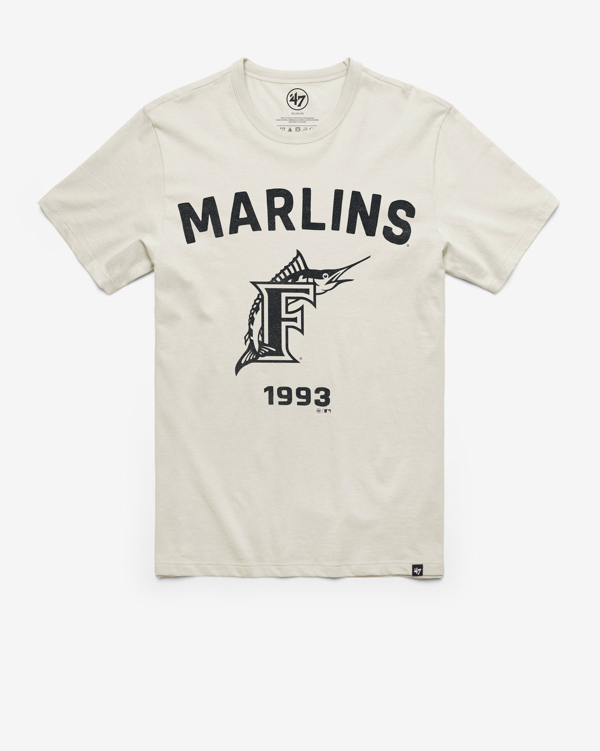 MIAMI MARLINS COOPERSTOWN DUSTER '47 FRANKLIN TEE