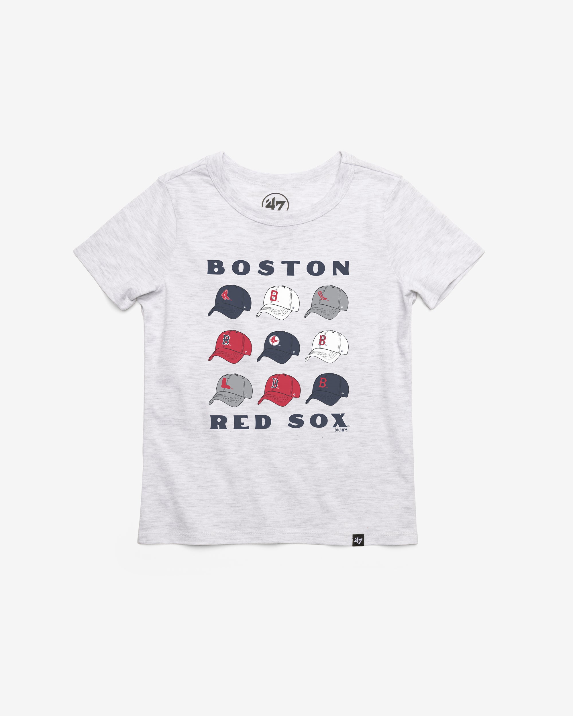 BOSTON RED SOX COOPERSTOWN CAP OFF '47 KID'S FRANKLIN TEE