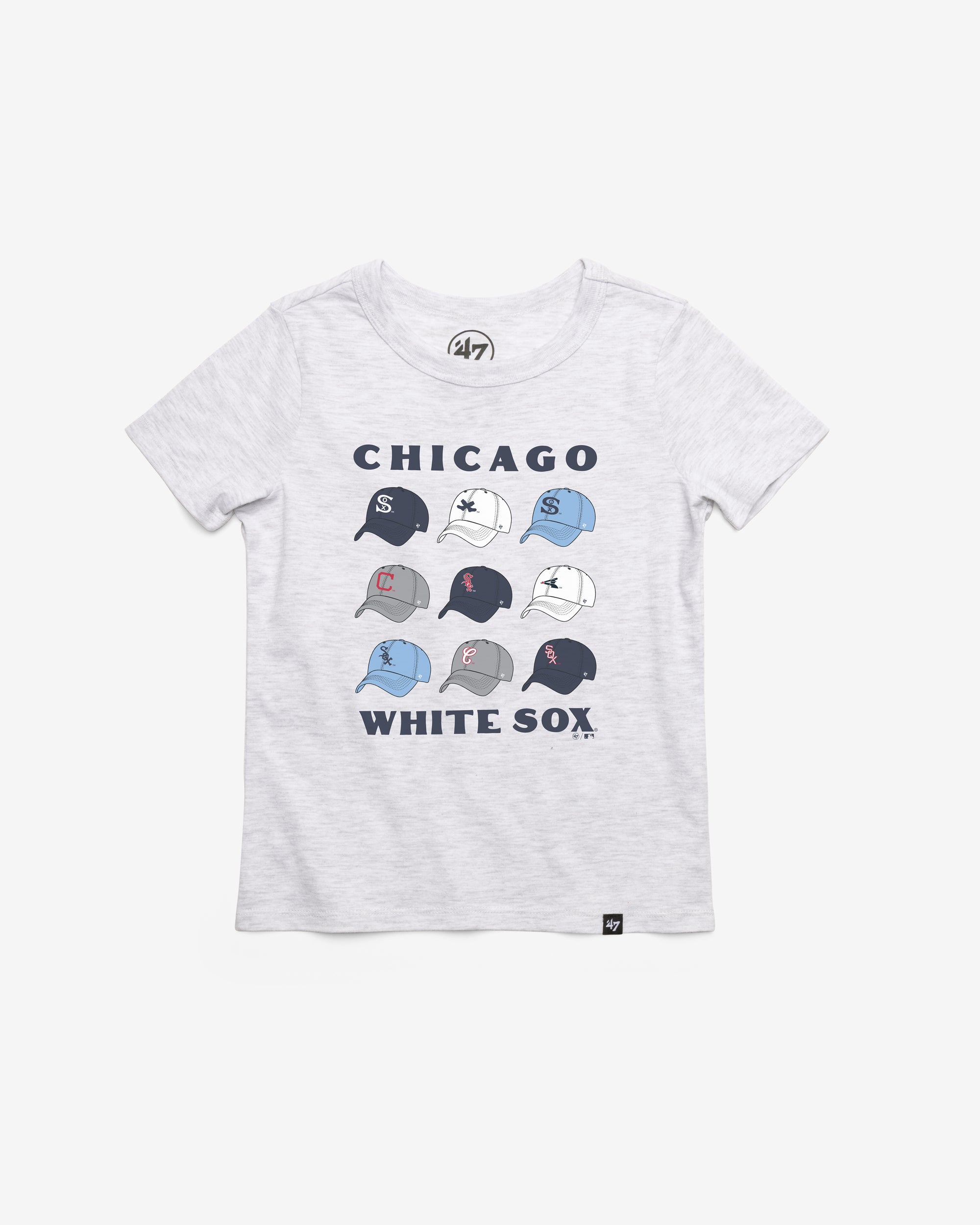 CHICAGO WHITE SOX COOPERSTOWN CAP OFF '47 KID'S FRANKLIN TEE