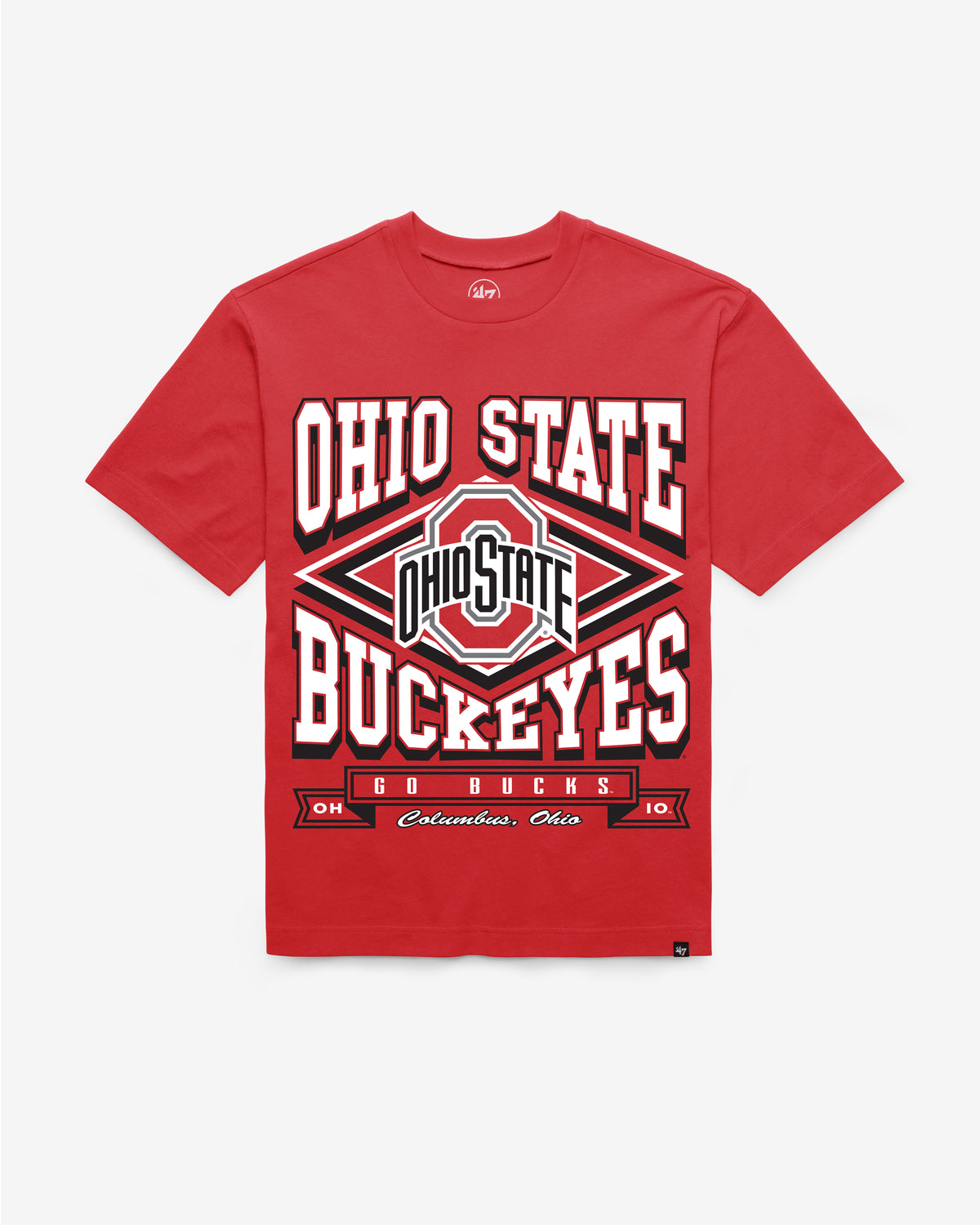 OHIO STATE BUCKEYES HEATER '47 FOUNDATION TEE