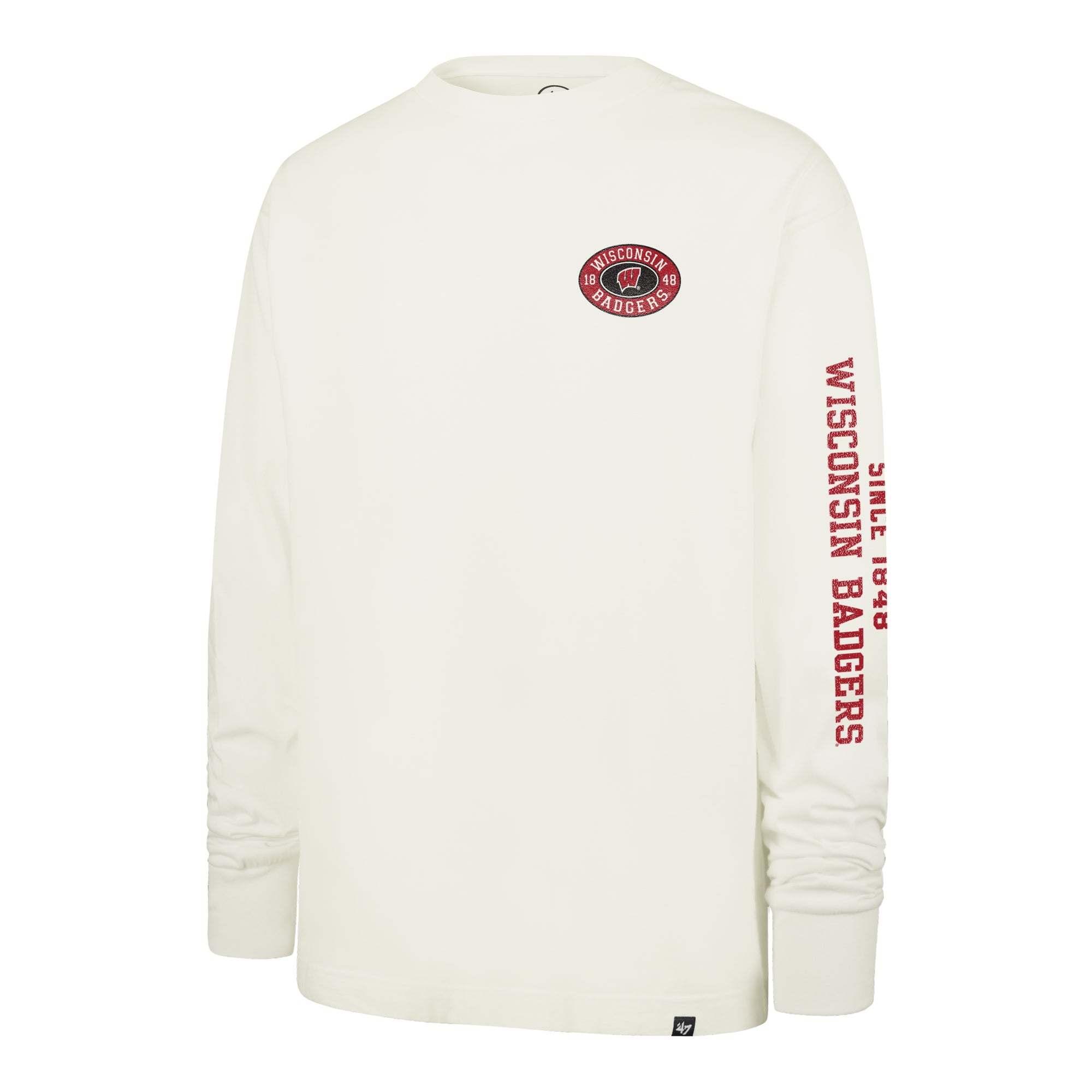 WISCONSIN BADGERS TIDE SWEEP '47 MONTAUK FOUNDATION LONG SLEEVE TEE