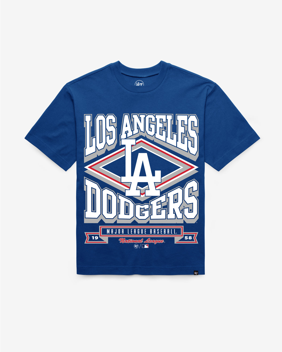 LOS ANGELES DODGERS HEATER '47 FOUNDATION TEE