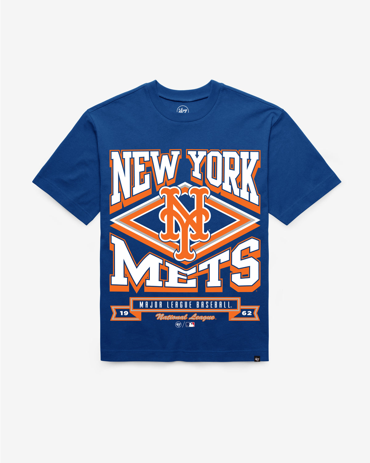 NEW YORK METS HEATER '47 FOUNDATION TEE