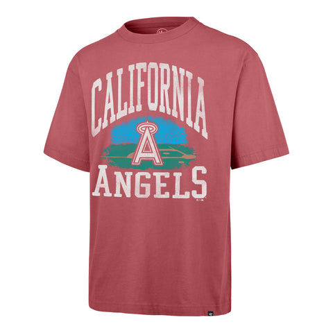 LOS ANGELES ANGELS COOPERSTOWN CLOUDFIELD MONTAUK '47 FOUNDATION TEE