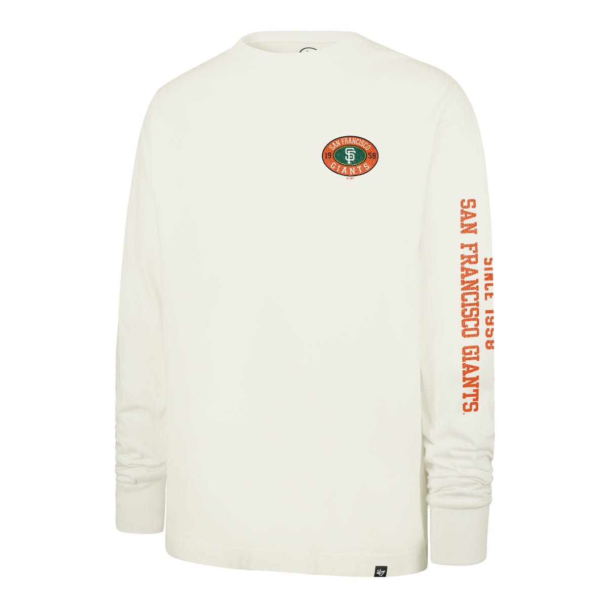 SAN FRANCISCO GIANTS TIDE SWEEP MONTAUK '47 FOUNDATION LONG SLEEVE TEE