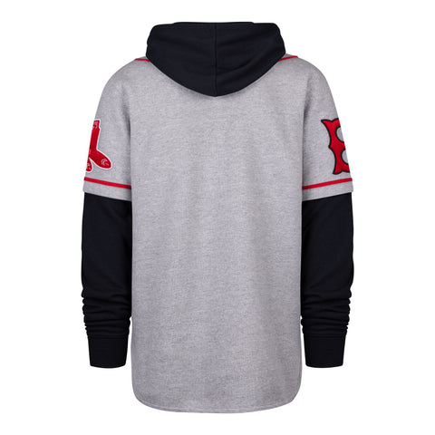 BOSTON RED SOX COOPERSTOWN GAME FELT FIFTIES '47 SHORTSTOP PULLOVER HOOD