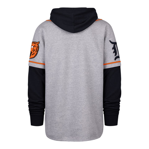 DETROIT TIGERS COOPERSTOWN GAME FELT FIFTIES '47 SHORTSTOP PULLOVER HOOD