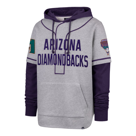 ARIZONA DIAMONDBACKS COOPERSTOWN GAME FELT FIFTIES '47 SHORTSTOP PULLOVER HOOD