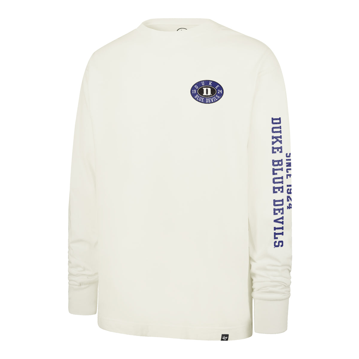 DUKE BLUE DEVILS TIDE SWEEP '47 MONTAUK FOUNDATION LONG SLEEVE TEE