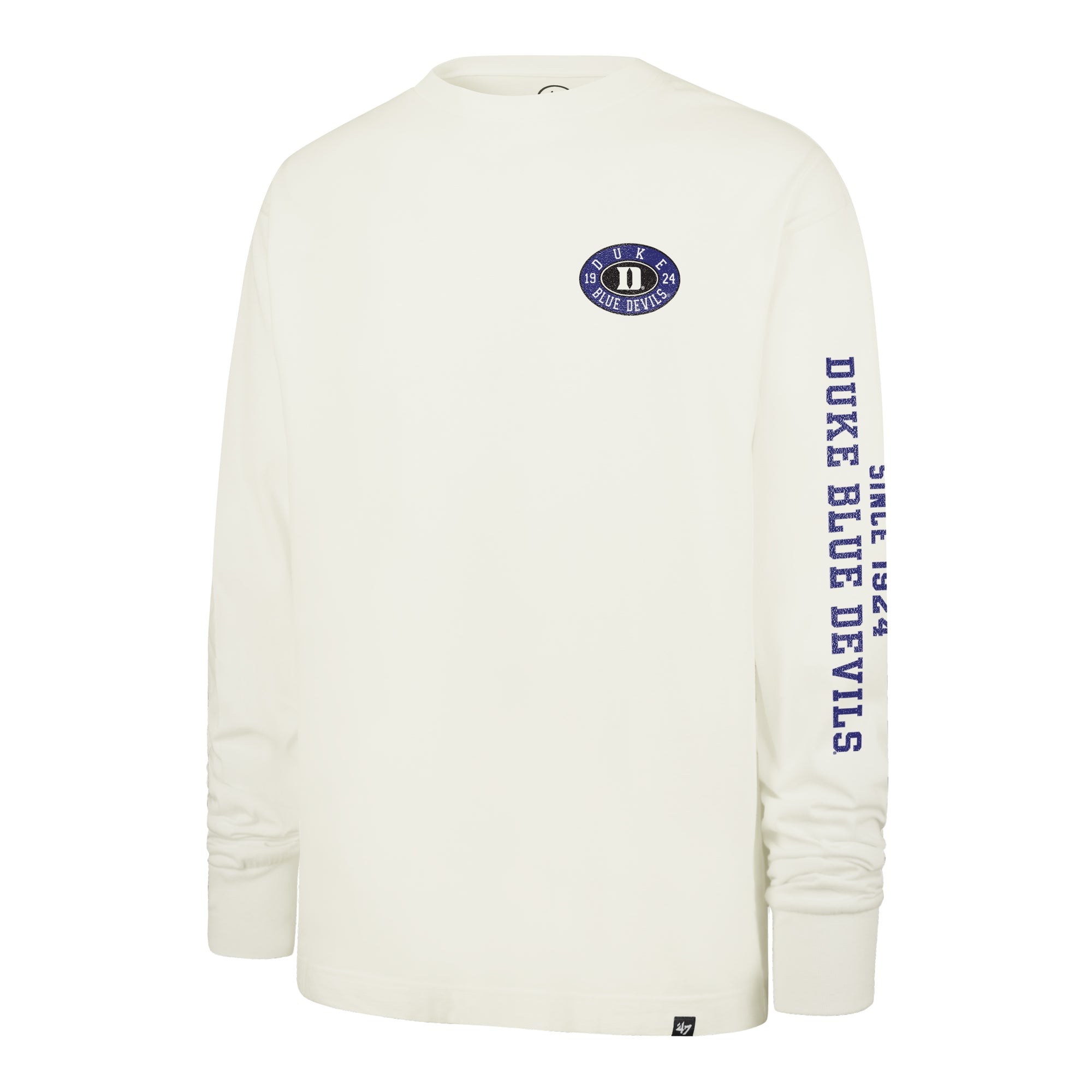DUKE BLUE DEVILS TIDE SWEEP '47 MONTAUK FOUNDATION LONG SLEEVE TEE