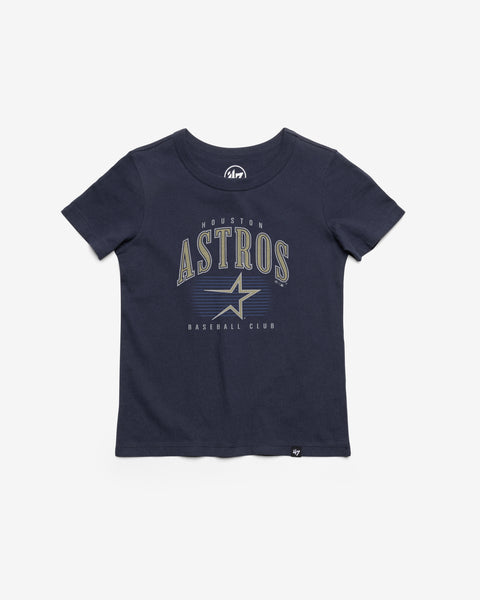 HOUSTON ASTROS COOPERSTOWN DOUBLE HEADER '47 FRANKLIN TEE KIDS