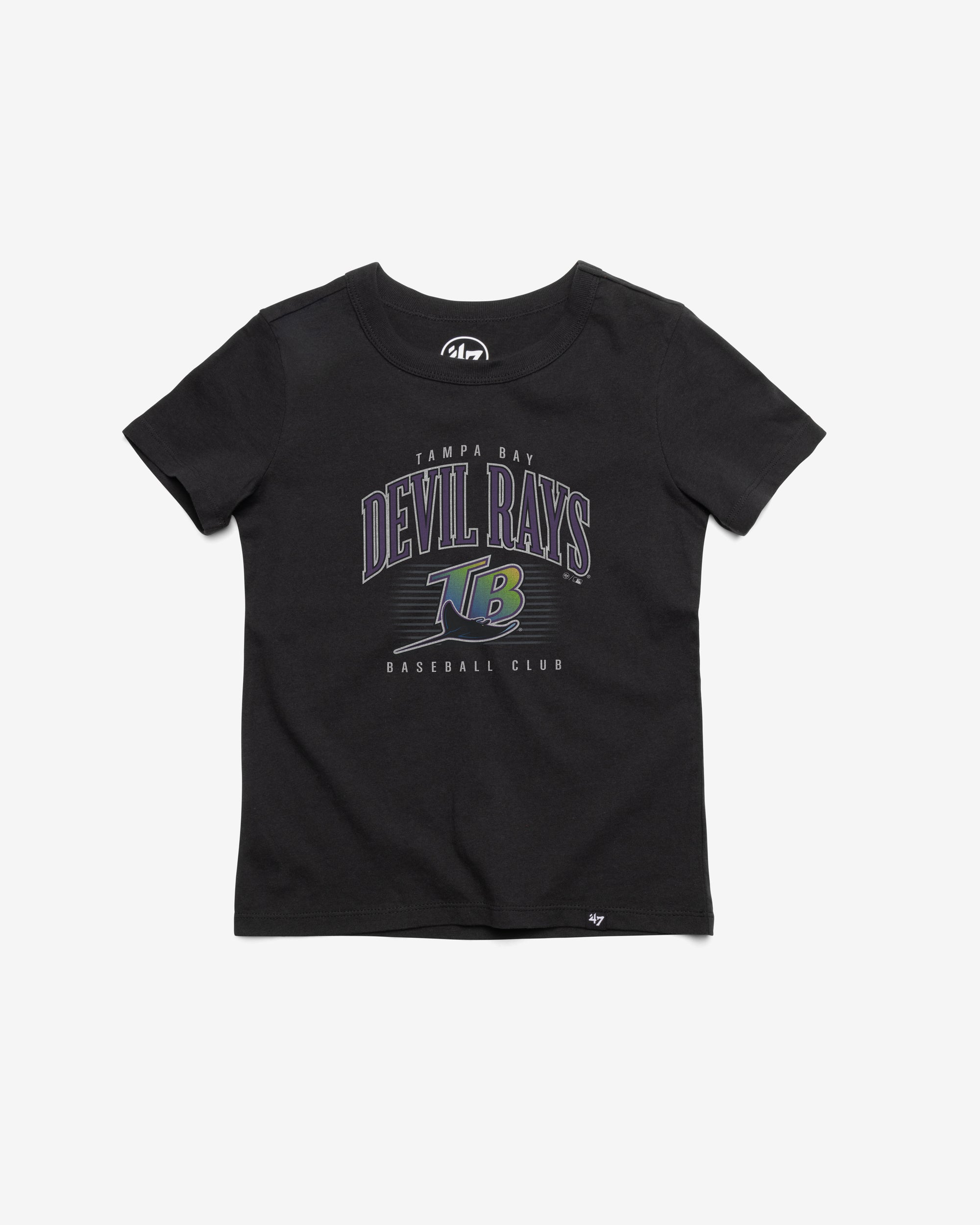 TAMPA BAY RAYS COOPERSTOWN DOUBLE HEADER '47 KID'S FRANKLIN TEE