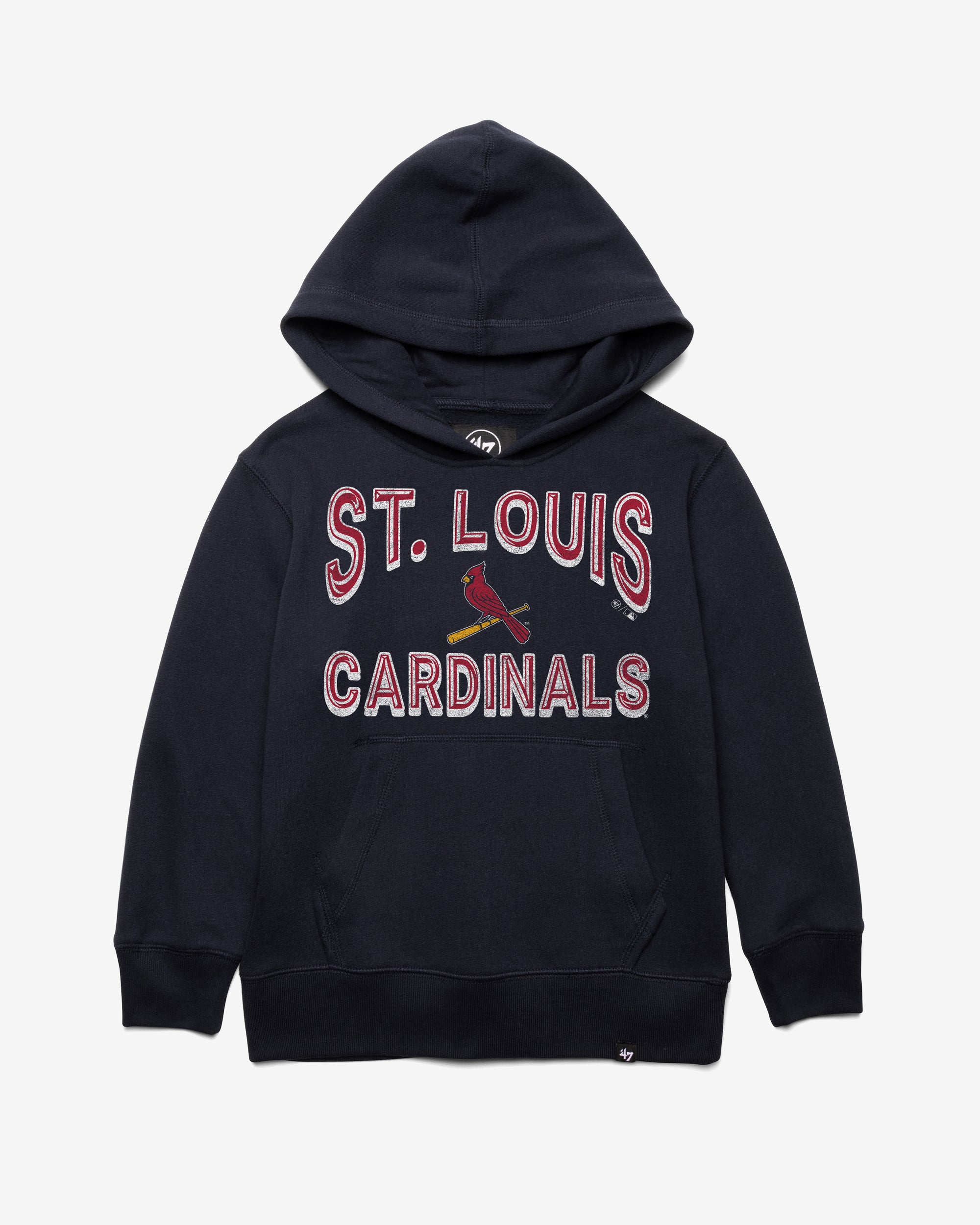 ST. LOUIS CARDINALS FAN OUT '47 KID'S HEADLINE HOOD