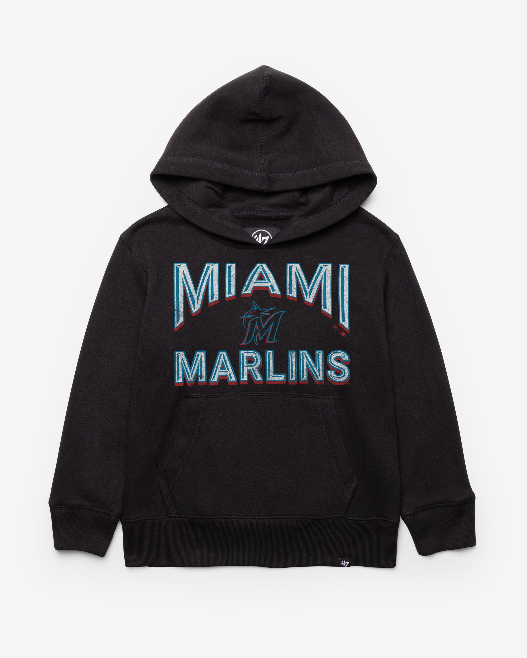 MIAMI MARLINS FAN OUT '47 KID'S HEADLINE HOOD
