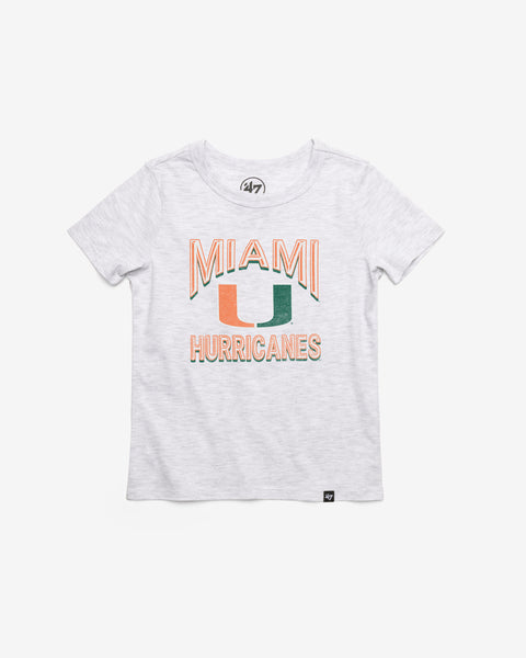 MIAMI HURRICANES FAN OUT '47 FRANKLIN TEE KIDS