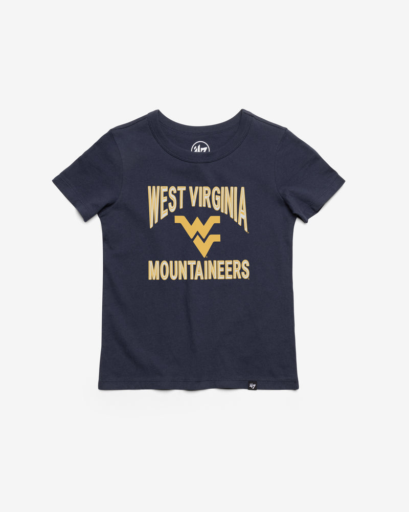 WEST VIRGINIA MOUNTAINEERS FAN OUT '47 KID'S FRANKLIN TEE