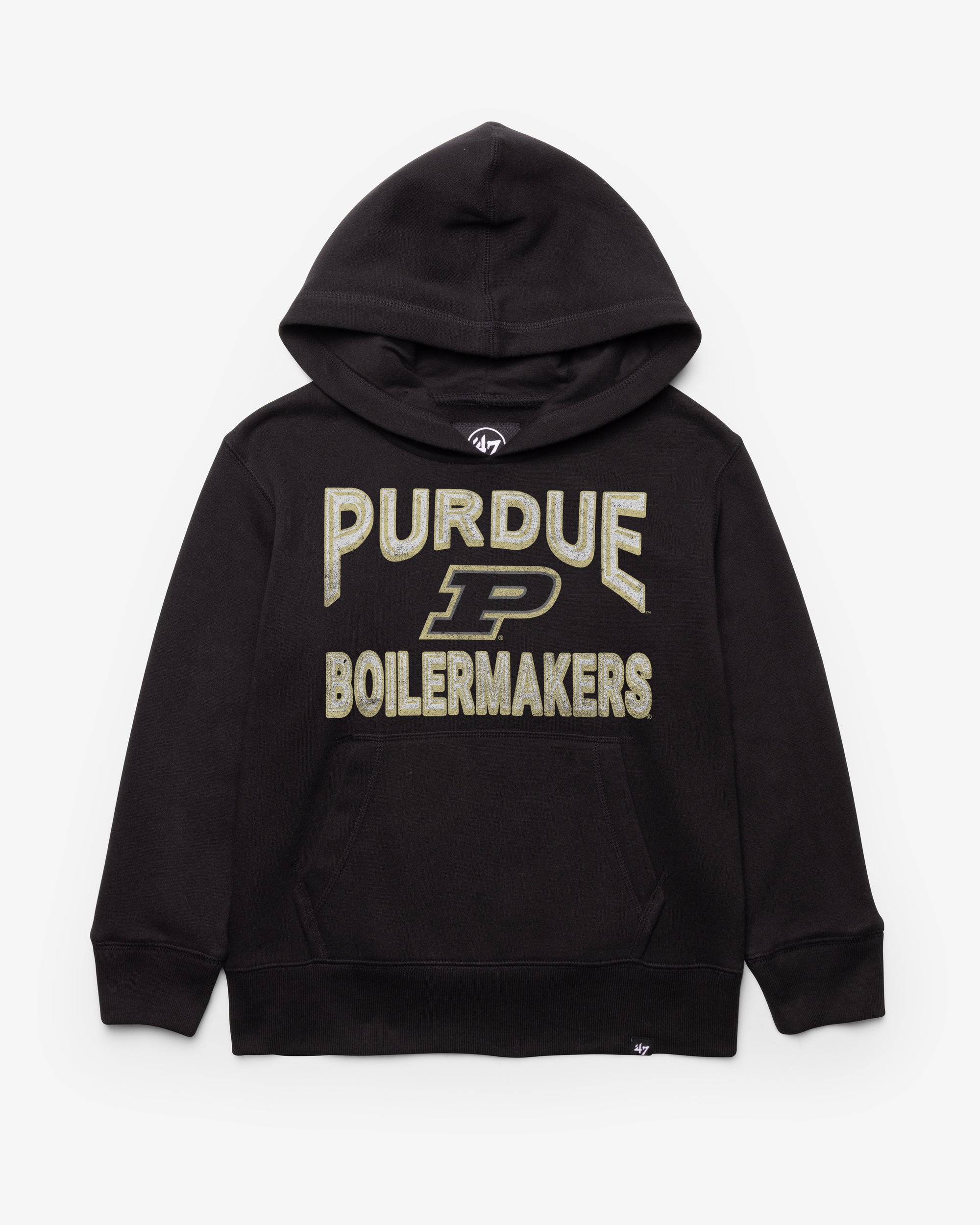 PURDUE BOILERMAKERS FAN OUT '47 KID'S HEADLINE HOOD