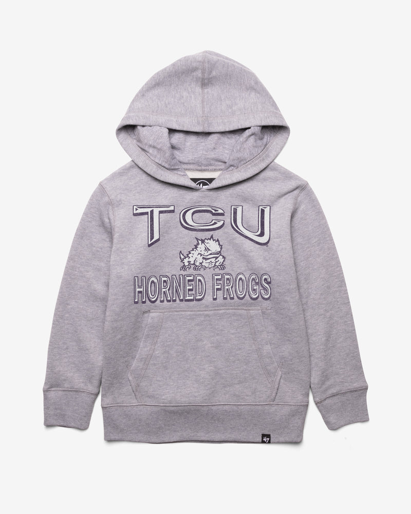 TEXAS CHRISTIAN HORNED FROGS FAN OUT '47 KID'S HEADLINE HOOD