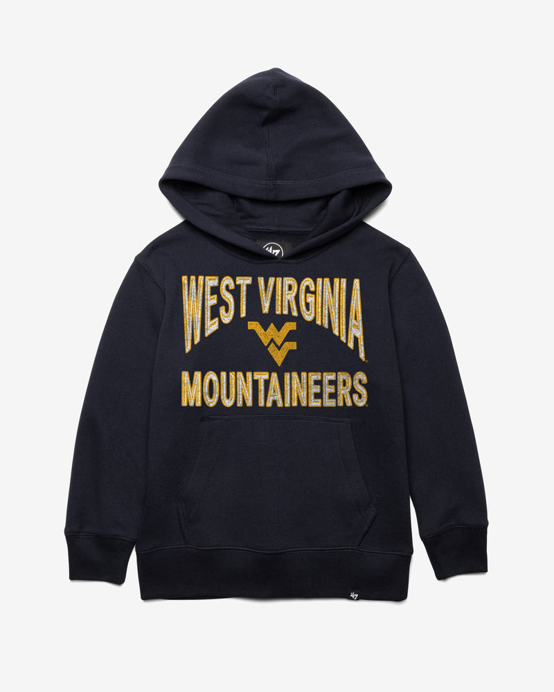WEST VIRGINIA MOUNTAINEERS FAN OUT '47 KID'S HEADLINE HOOD