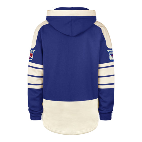 OLD TIME HOCKEY NEW YORK RANGERS VINTAGE BLUE LINE HERITAGE '47 LACER