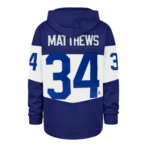 TORONTO MAPLE LEAFS AUSTON MATTHEWS '47 RUN POINT LACER HOOD