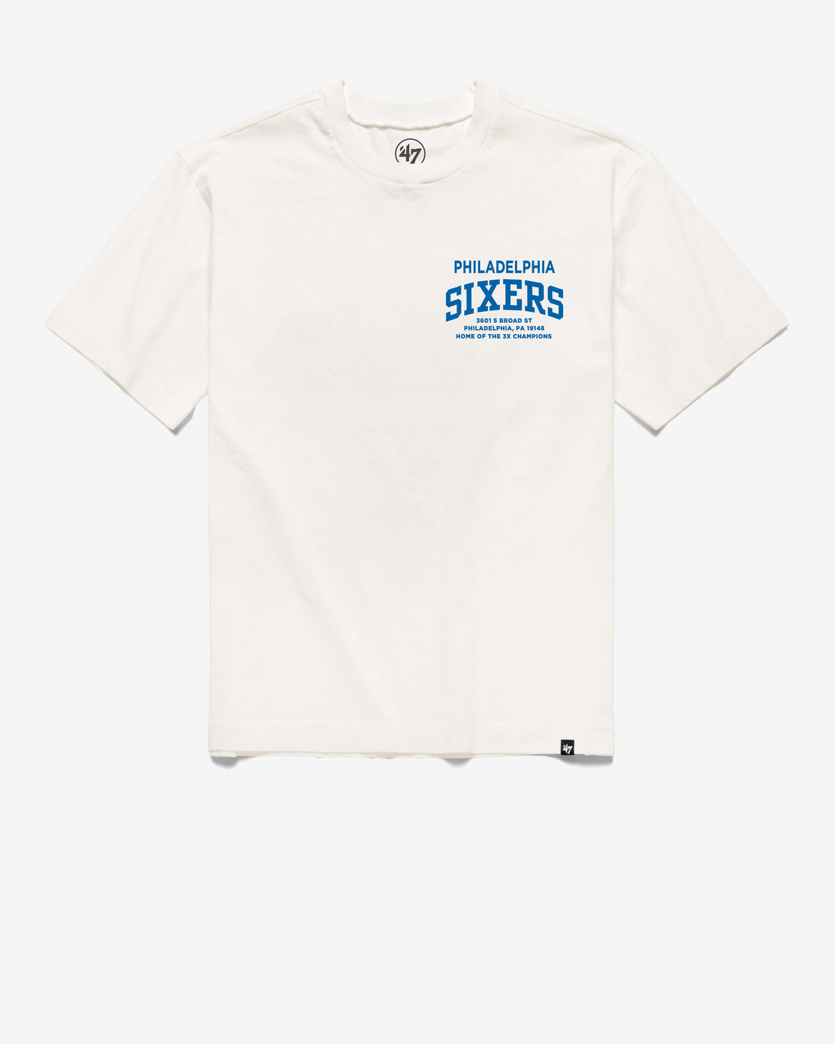 PHILADELPHIA 76ERS CHAMPIONS SHOPHOUSE '47 FOUNDATION TEE