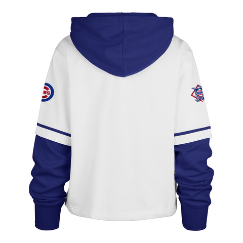 CHICAGO CUBS TRIFECTA CROPPED '47 SHORTSTOP PULLOVER HOOD WOMENS